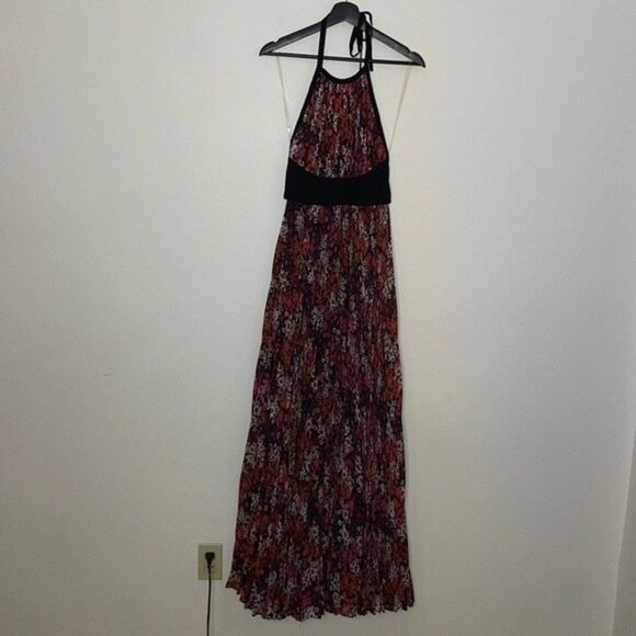 Fame and Partners Halter Halter Maxi Dress Womens Size 2 - Picture 4 of 12